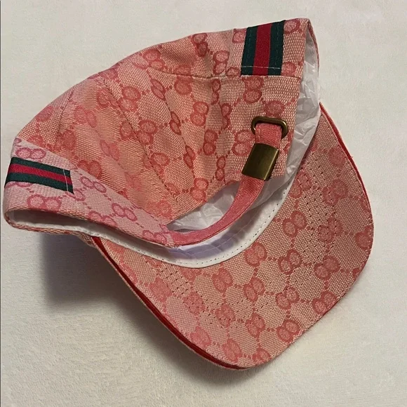 Fashion Pink Patterned Cap with Stripe (E) 2025 Australian Open Multi Pink Casual Classic Adjustable  main image 4